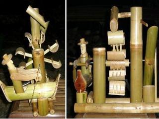 Fontaine en Bambous