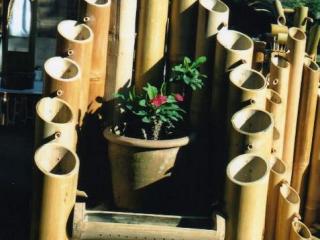 Fontaine en Bambous